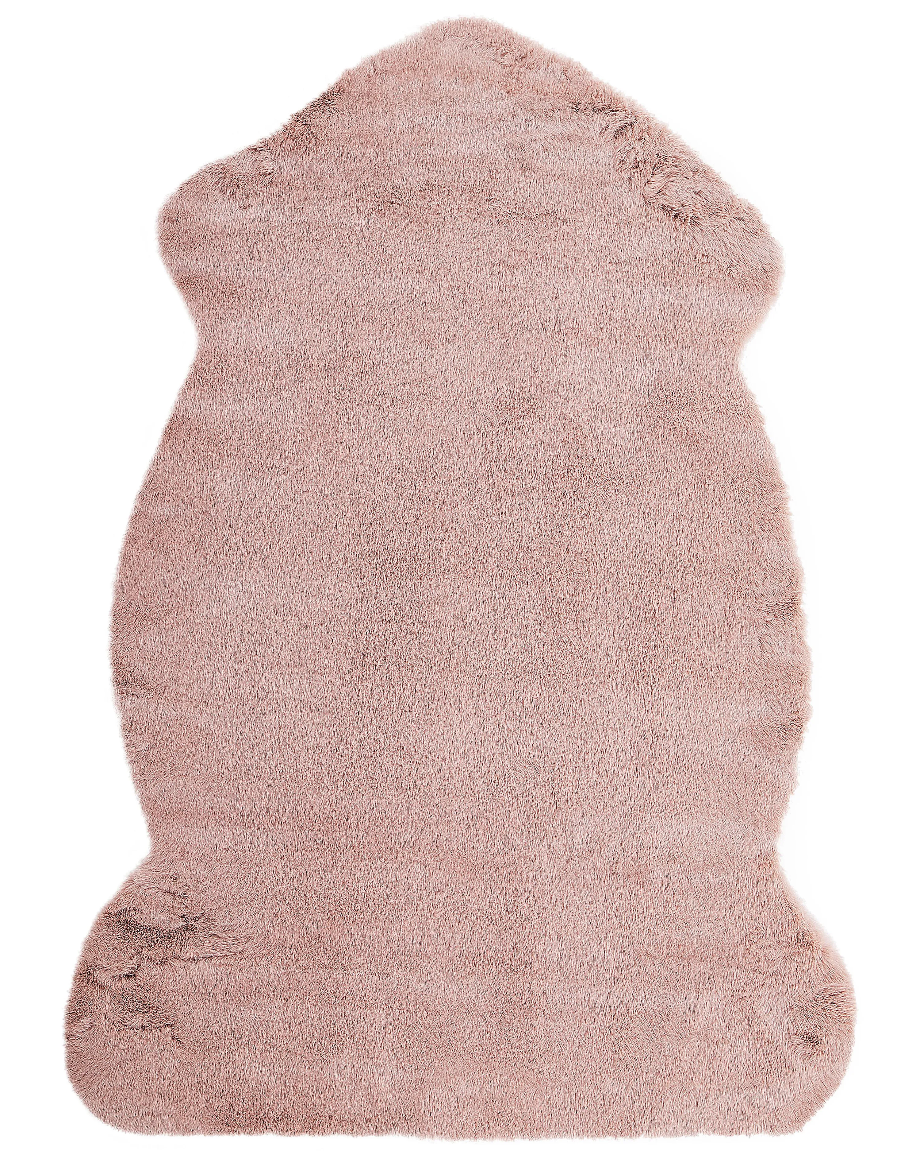 Kunstbontkleed UNDARA Roze 60 x 90 cm