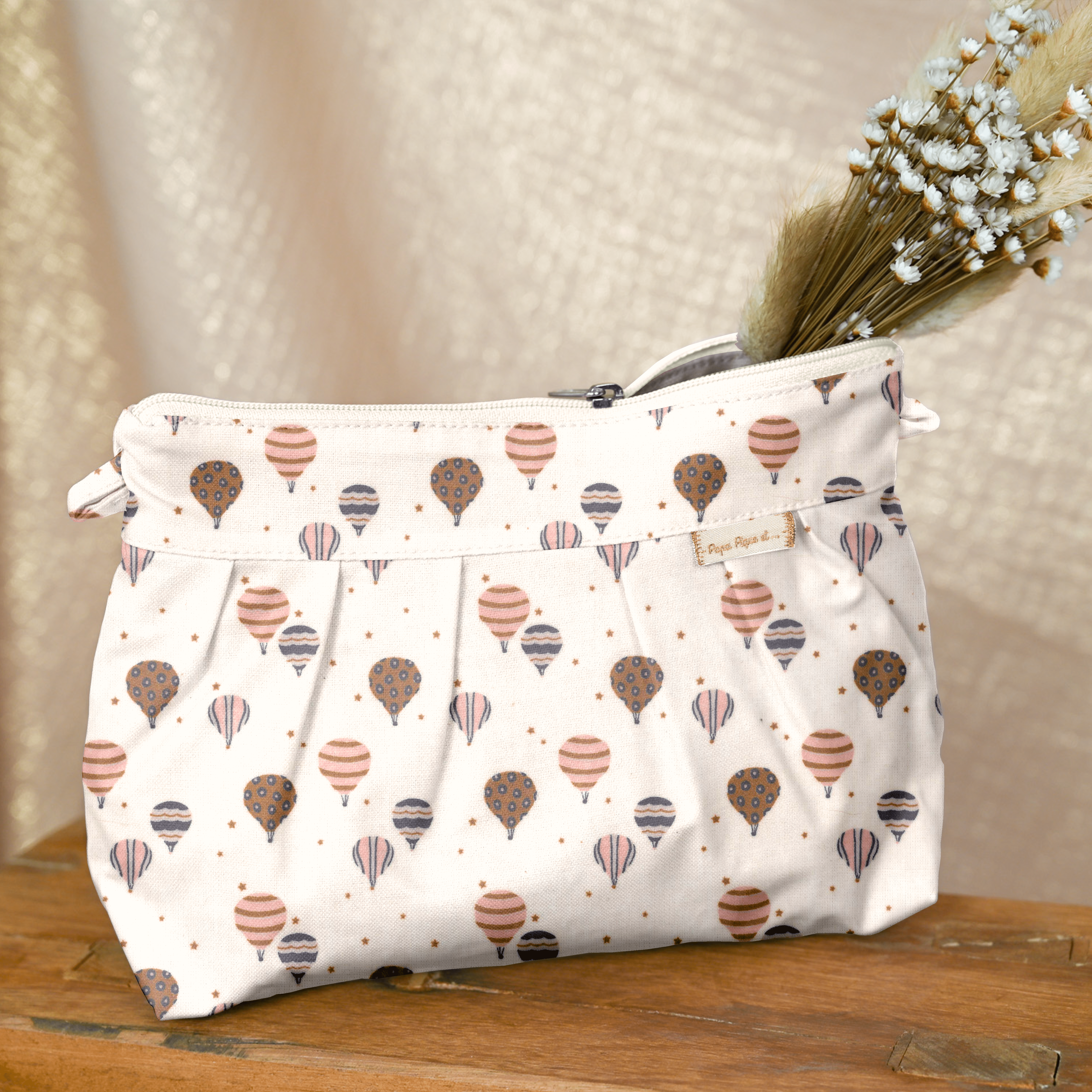 Pochette Plissée Montgolfiere