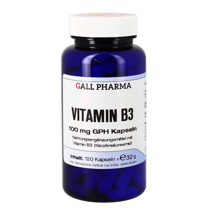 Vitamin B3 100 mg GPH Kapseln, 120 St