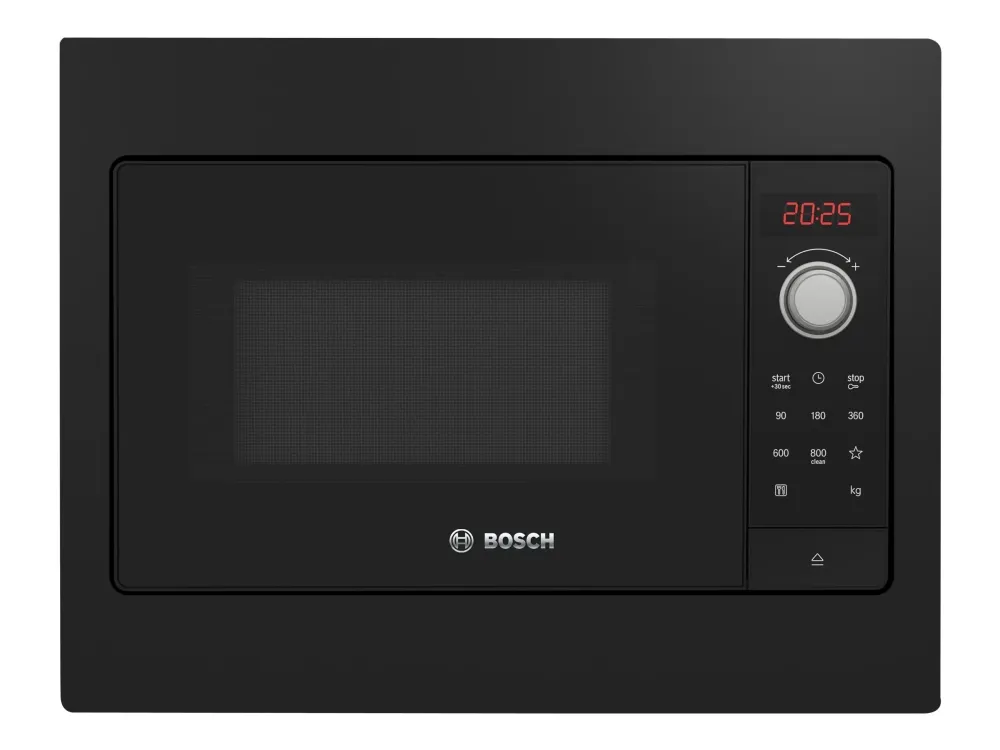 Bosch Serie | 2 BFL523MB3 - Mikrobølgeovn - til indbygning - 20 liter - 800 W - sort