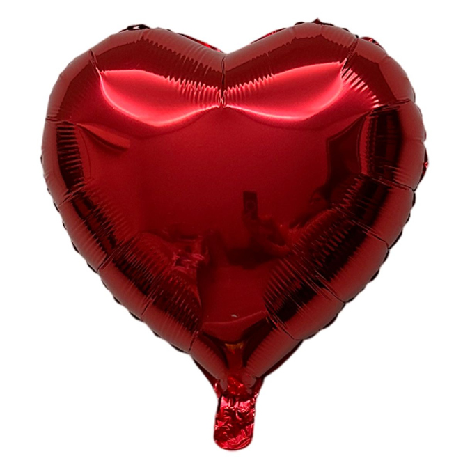 Folienballon Herz - rot - ø ca. 46 cm