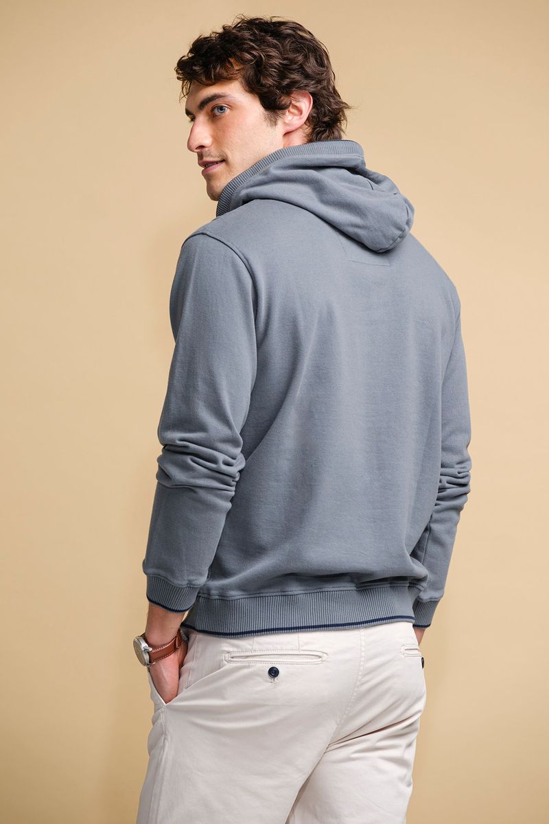 SWEATSHIRT COM CAPUZ EFEITO LAVADO