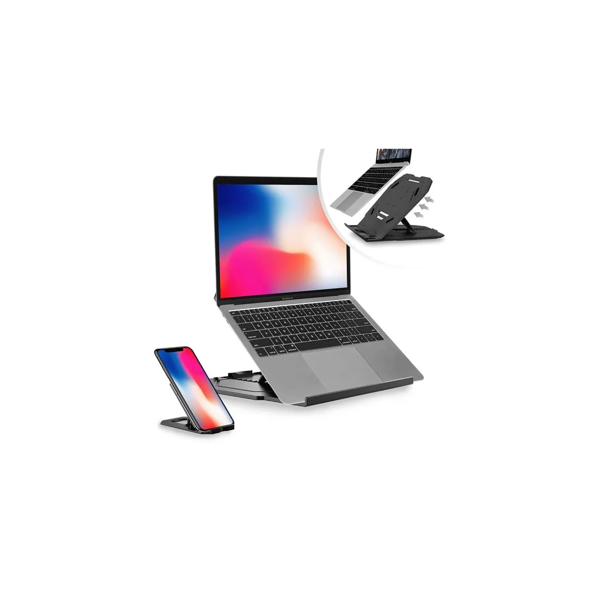 DESIRE2 2in1 Portabelt Laptopstativ