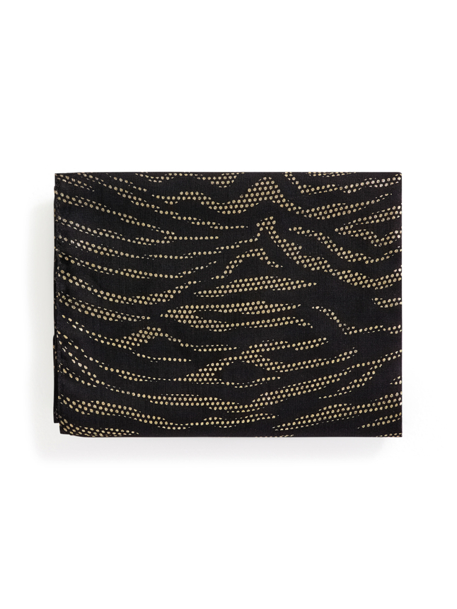 Foulard imprimé zèbre fantaisie
