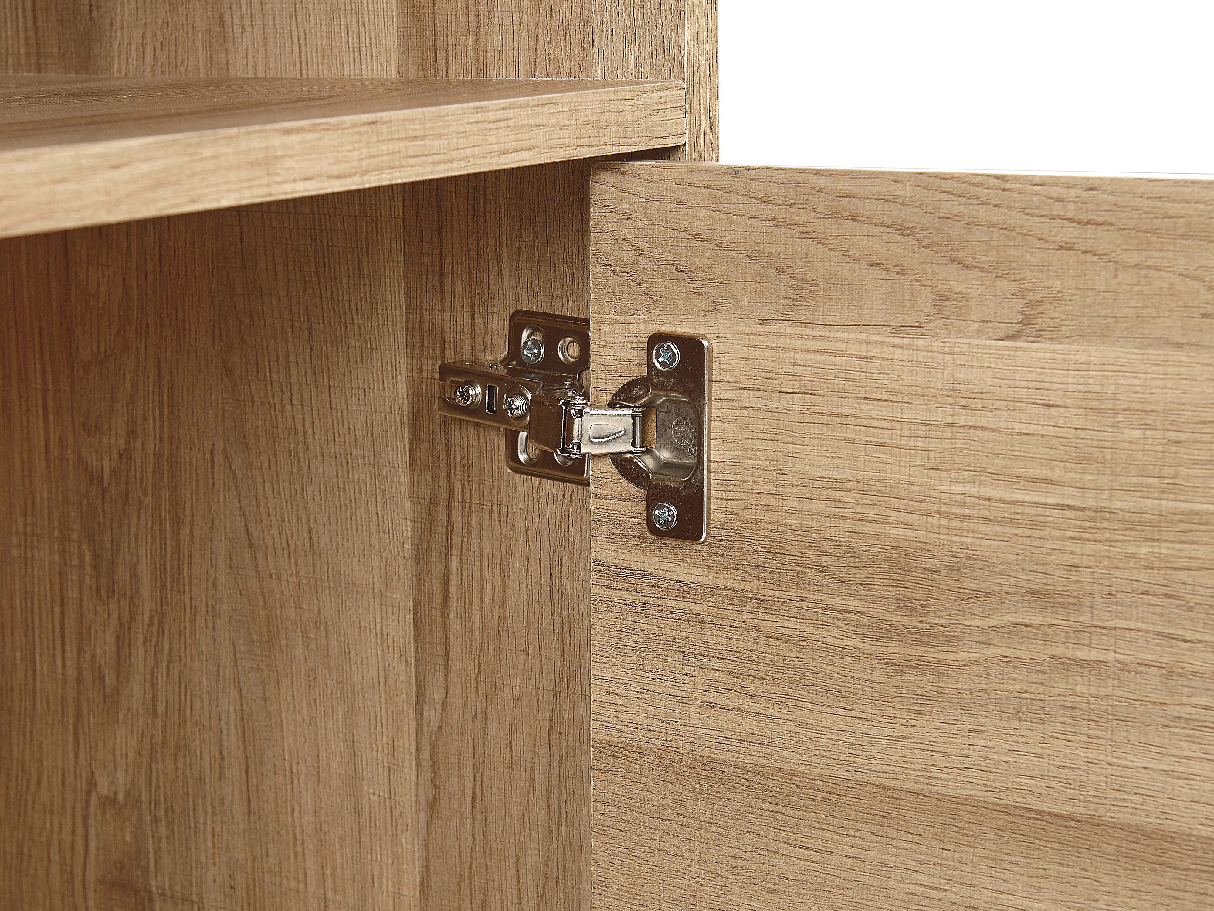 Kast MOINES Bruin/zwart