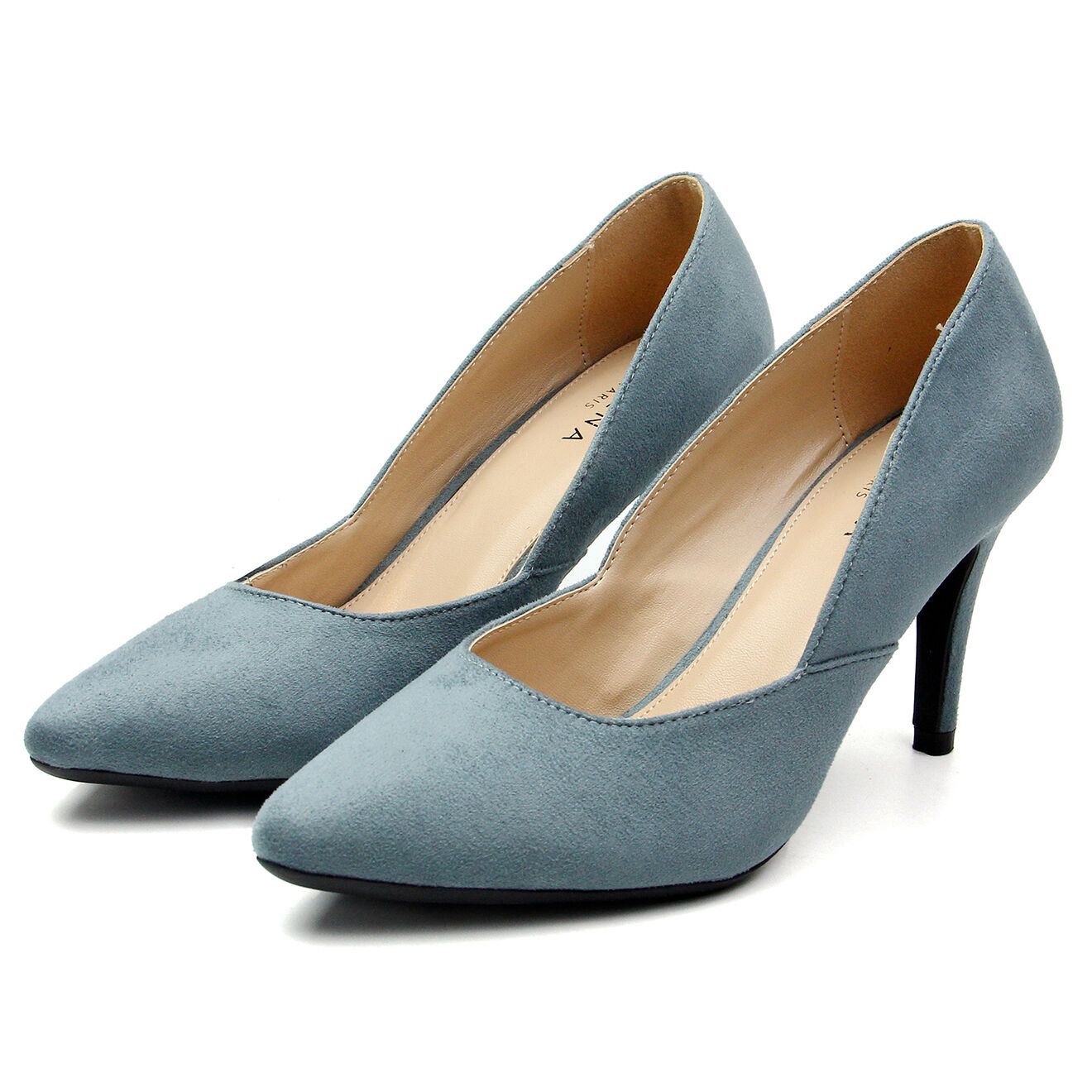 Celena Escarpins Carlotta bleus - Talon 8.5 cm