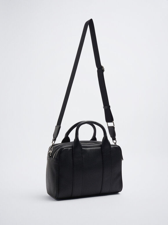 Bolsa tote básica - Preta