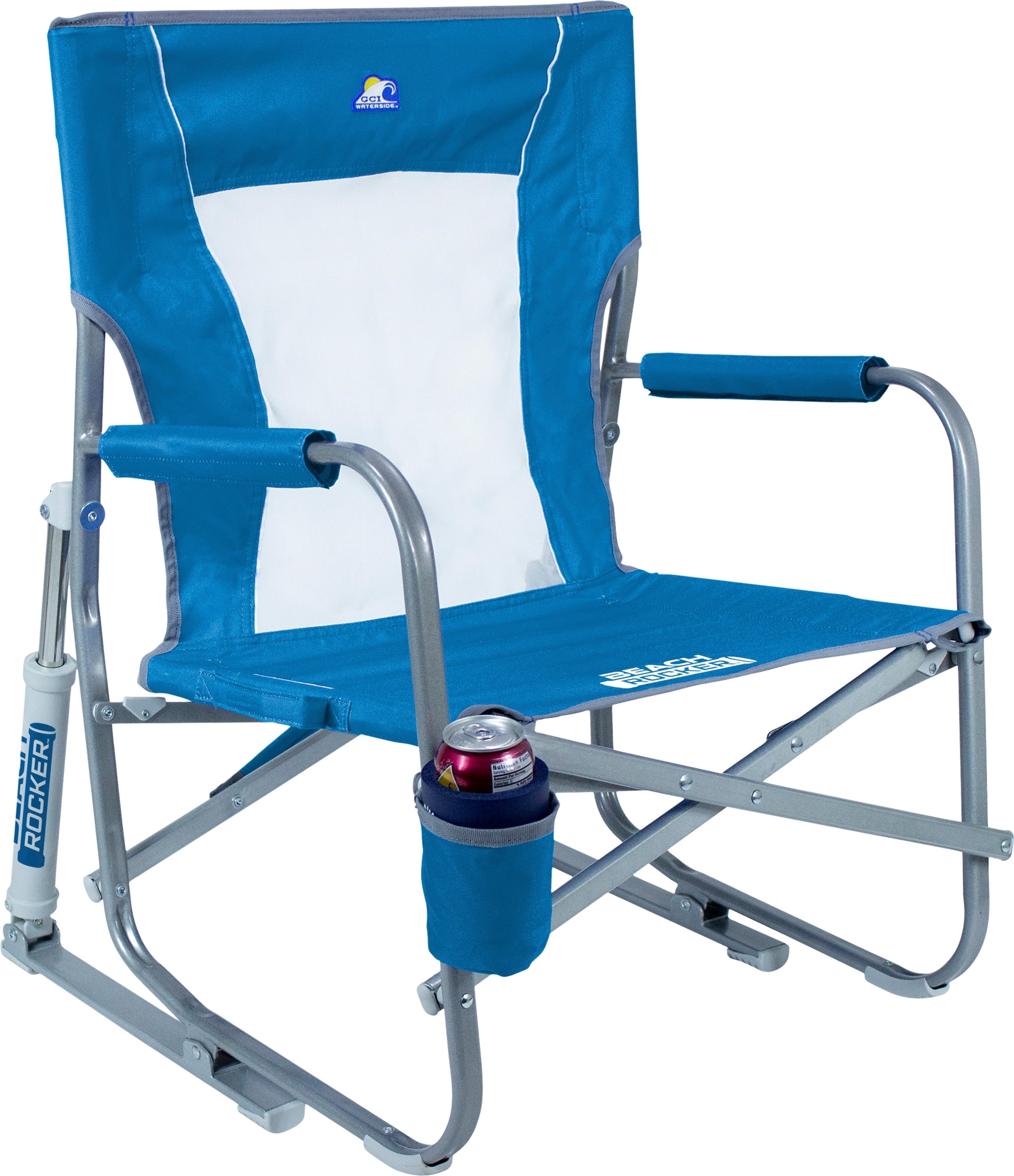 GCI Beach Rocker Strandstuhl Saybrook Blue