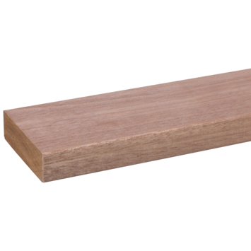 Lat hardhout geschaafd 28x95 mm 210 cm