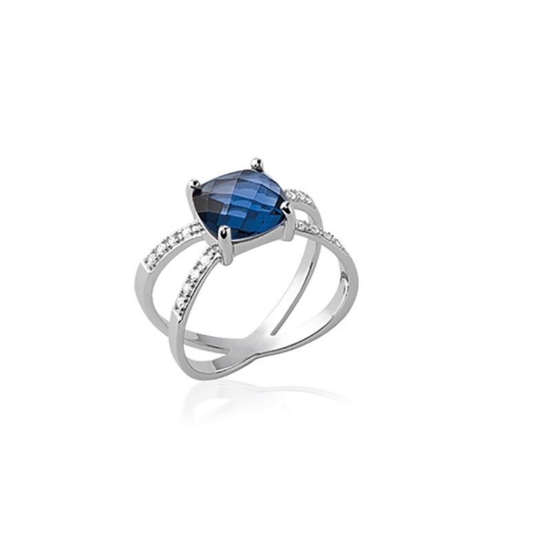 Bague Femme - Argent 925 - Oxyde de zirconium