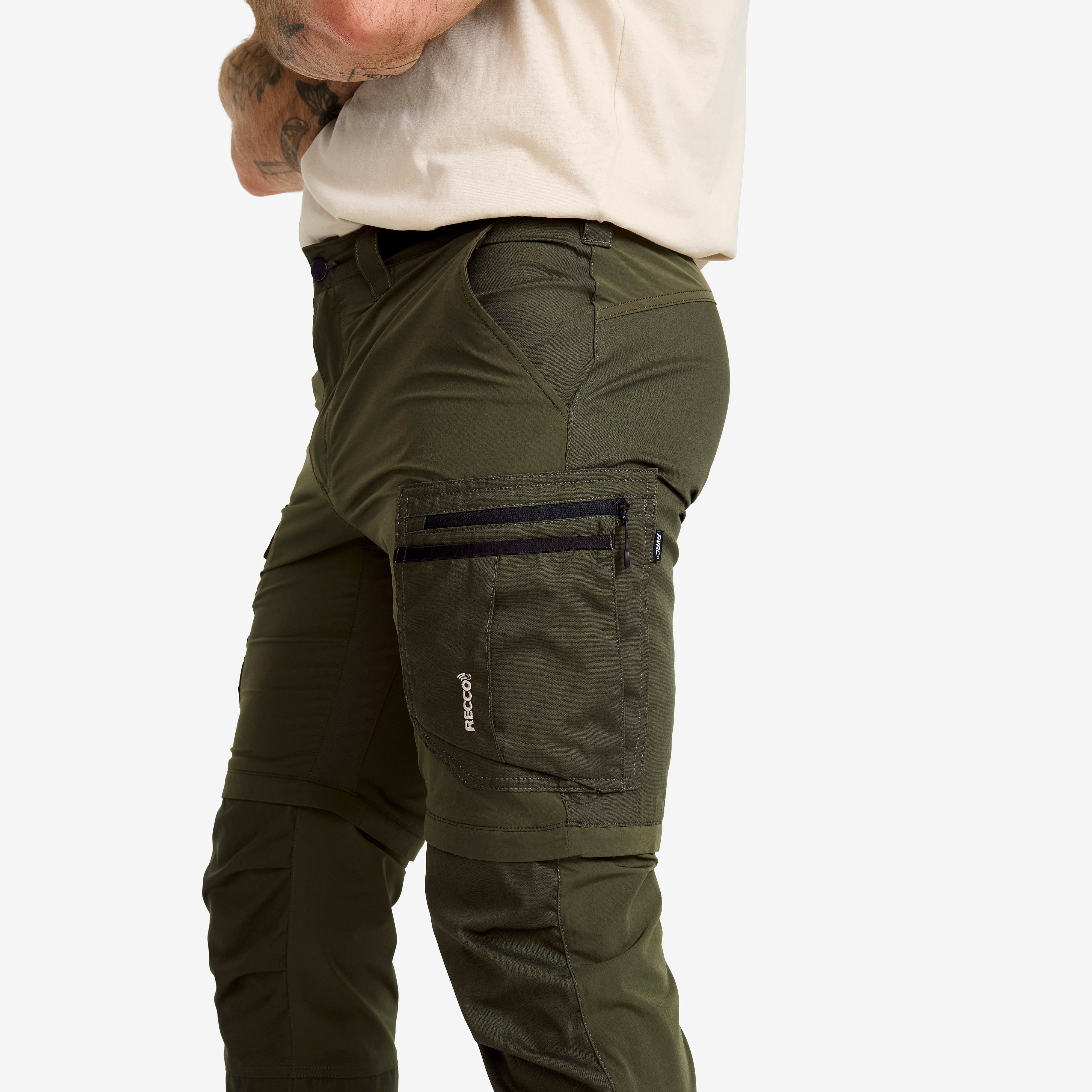 Rambler Lightweight Zip-off Pants Herre Forest Night