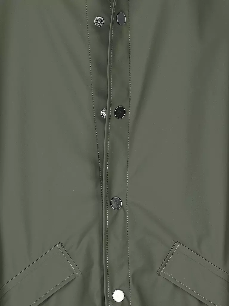RAINS Parka - Regenjacke grün