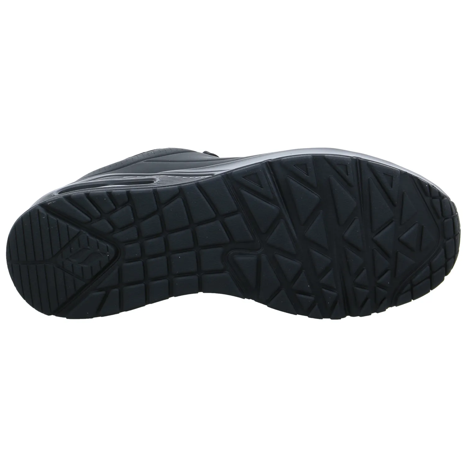 SKECHERS Halbschuhe Sneaker Schwarz Lederimitat