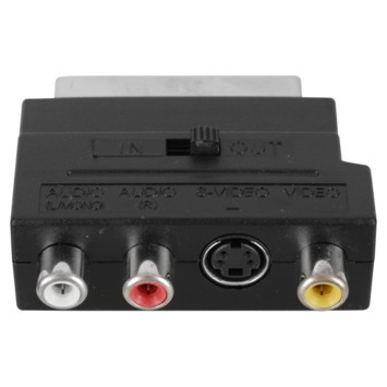 Q-Link scart adapter/schakelaar scart/3XRCA/SVHS