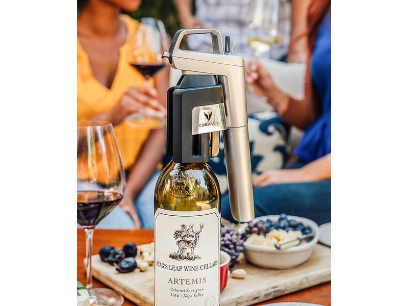 Coravin Weinausgiesser Timeless Six  1 Stück, Silber Wein-Set
