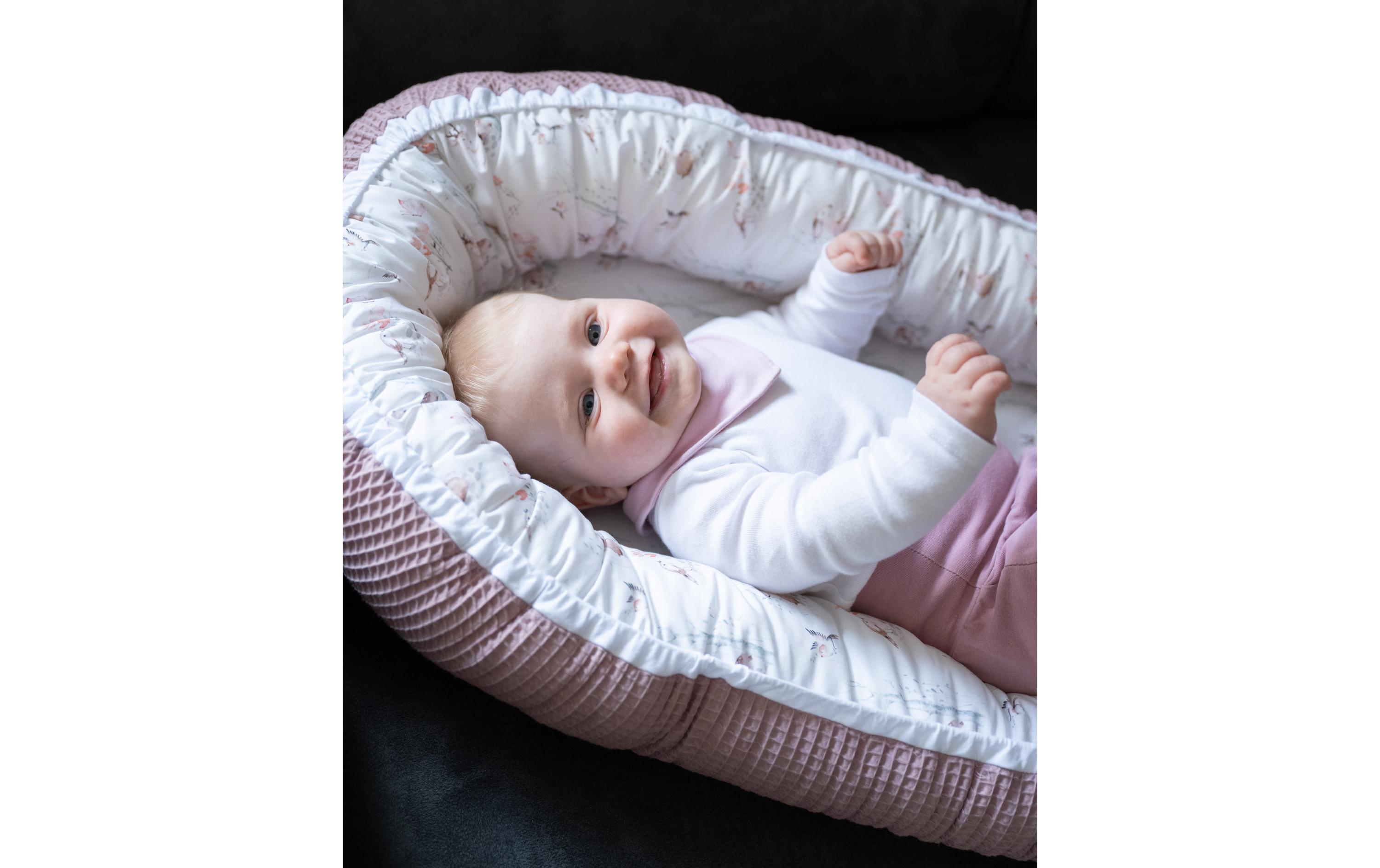 Babynest Märchenwald 55 x 95 cmKuschelnest für Schutz und Geborgenheit