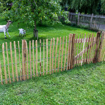 Schapenhek kastanjehout ca. 120 x 500 cm