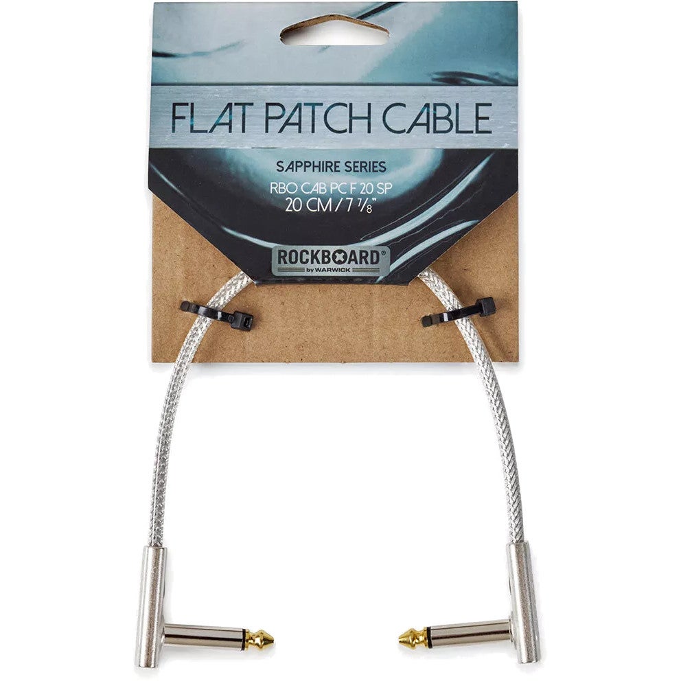 RockBoard Sapphire Series Flat Patch Cable transparant 10 cm