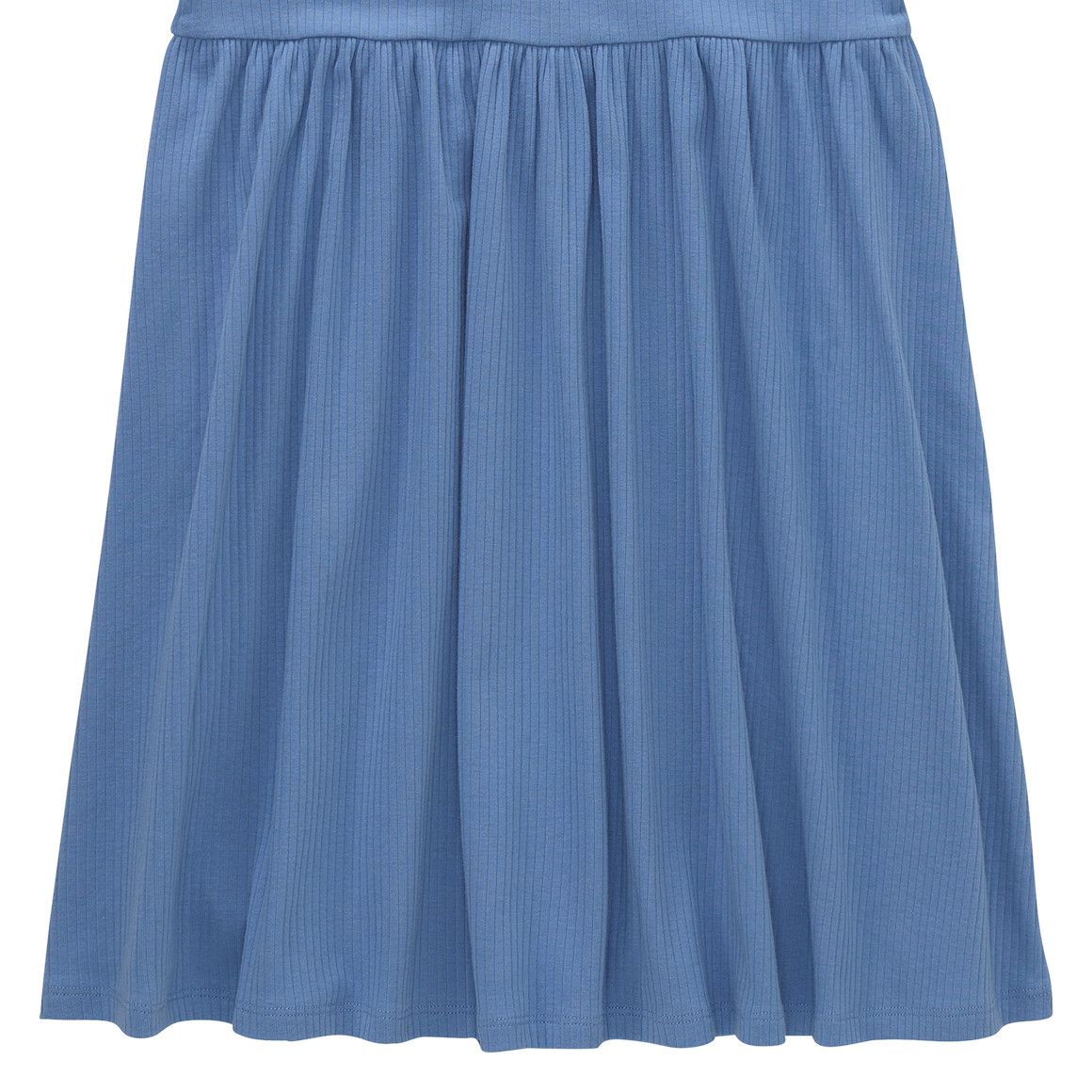 Topolino Mädchen Kleid mit Ripp-Struktur blau