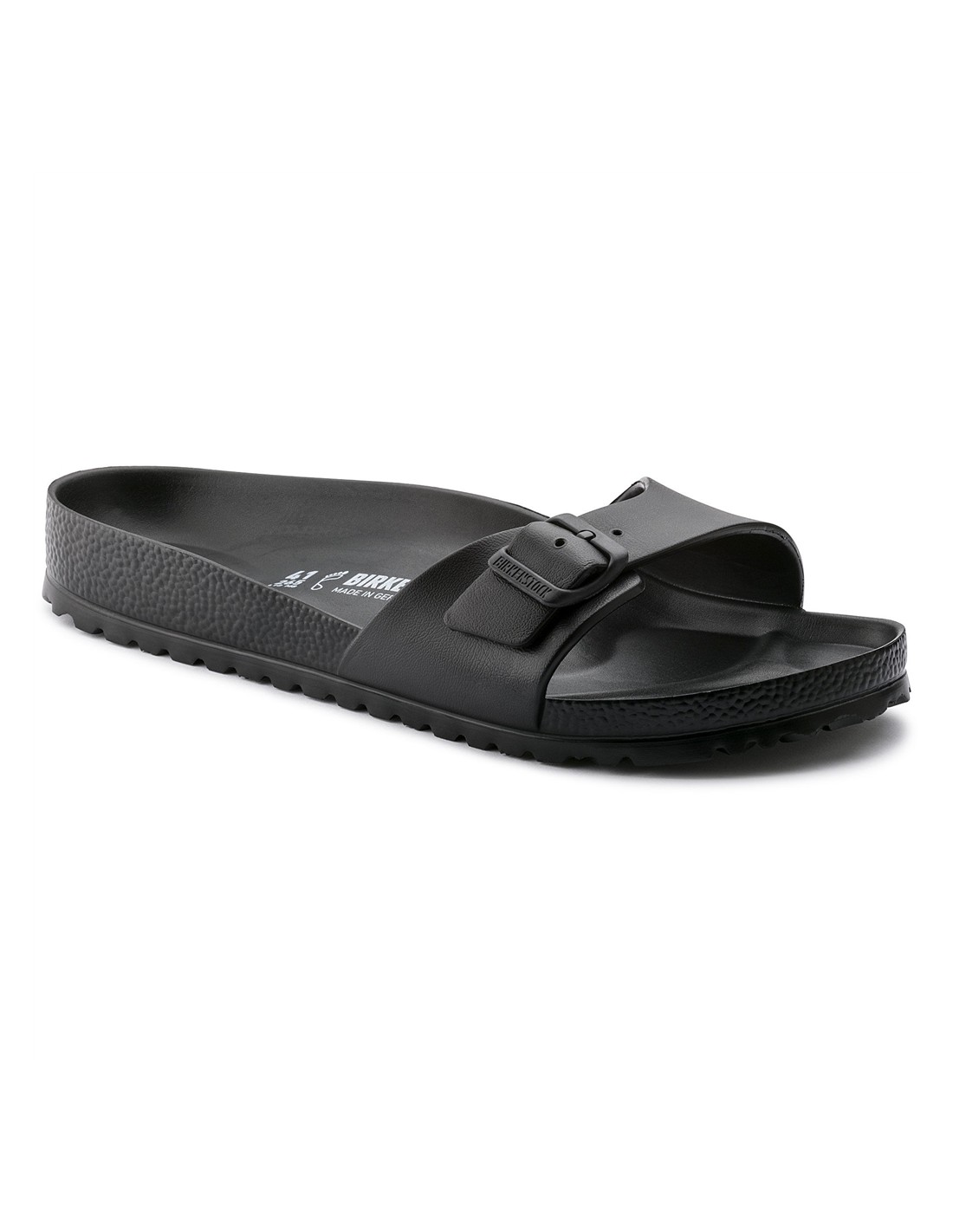 birkenstock claquettes femme madrid eva caoutchouc noir
