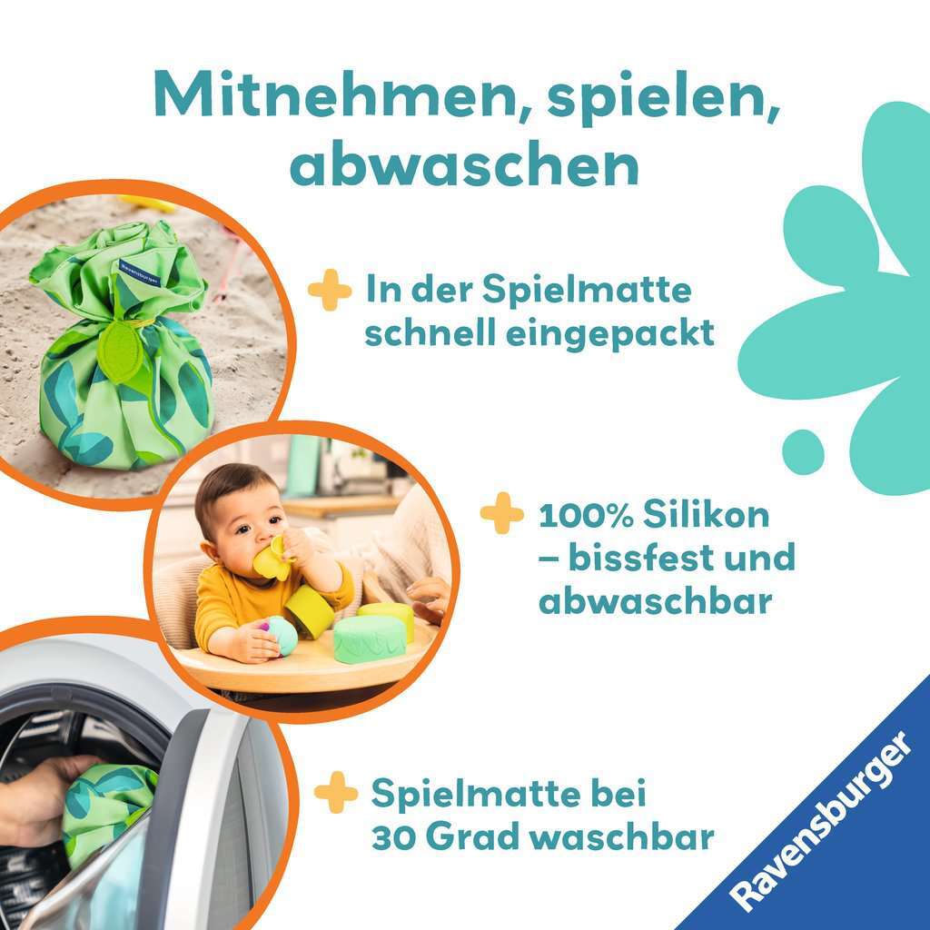 Ravensburger Spiel Play+ Baby-Stapel-Puzzle: Vogelnest