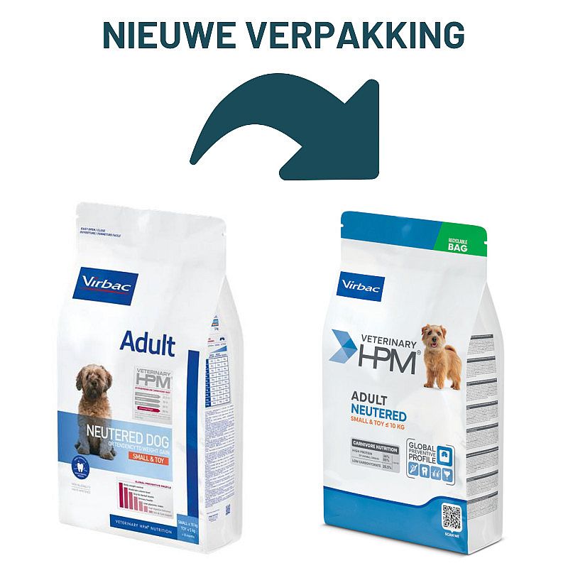 HPM Adult Neutered Dog Small & Toy 1.5 kg