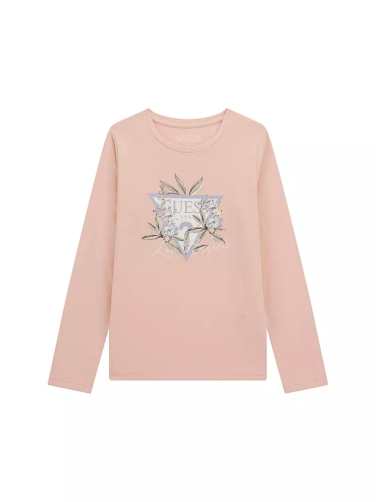 GUESS Mädchen Langarmshirt rosa