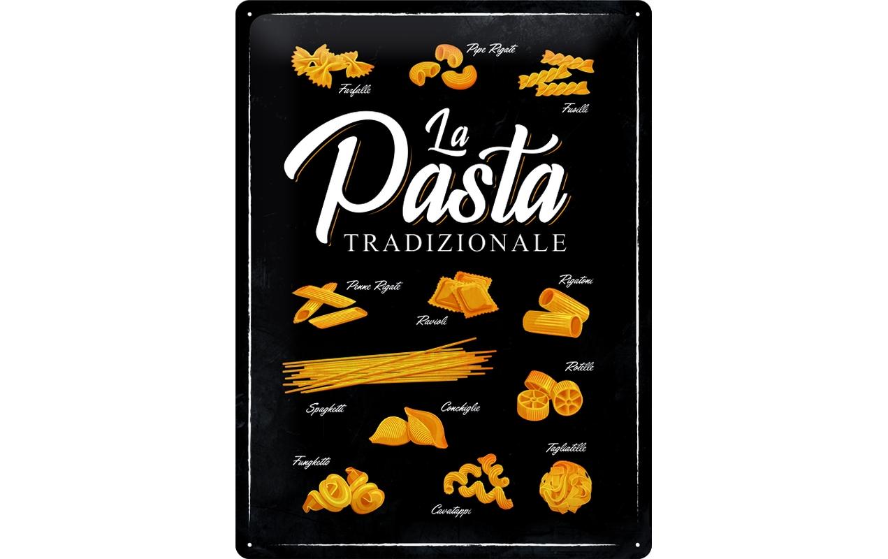 Schild Pasta 30 cm x 40 cm, MetallBlechschild zum Aufhängen