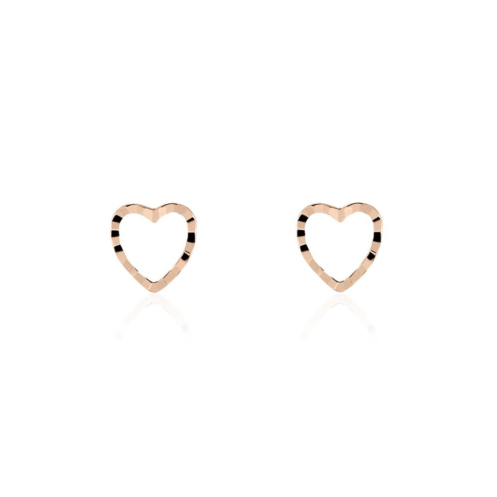 Boucles D'oreilles Puces Or Rose Melltje
