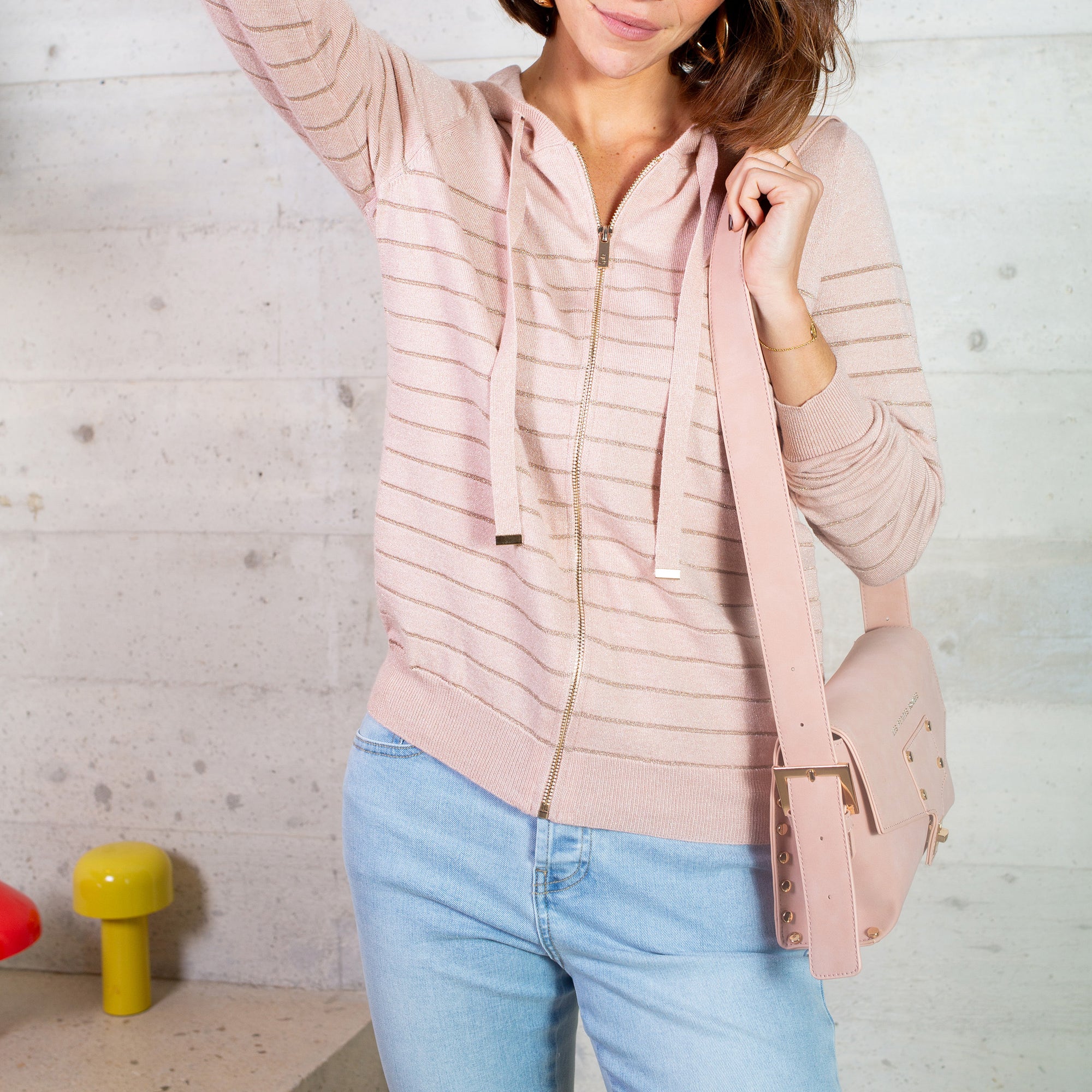 Gilet Femme rose