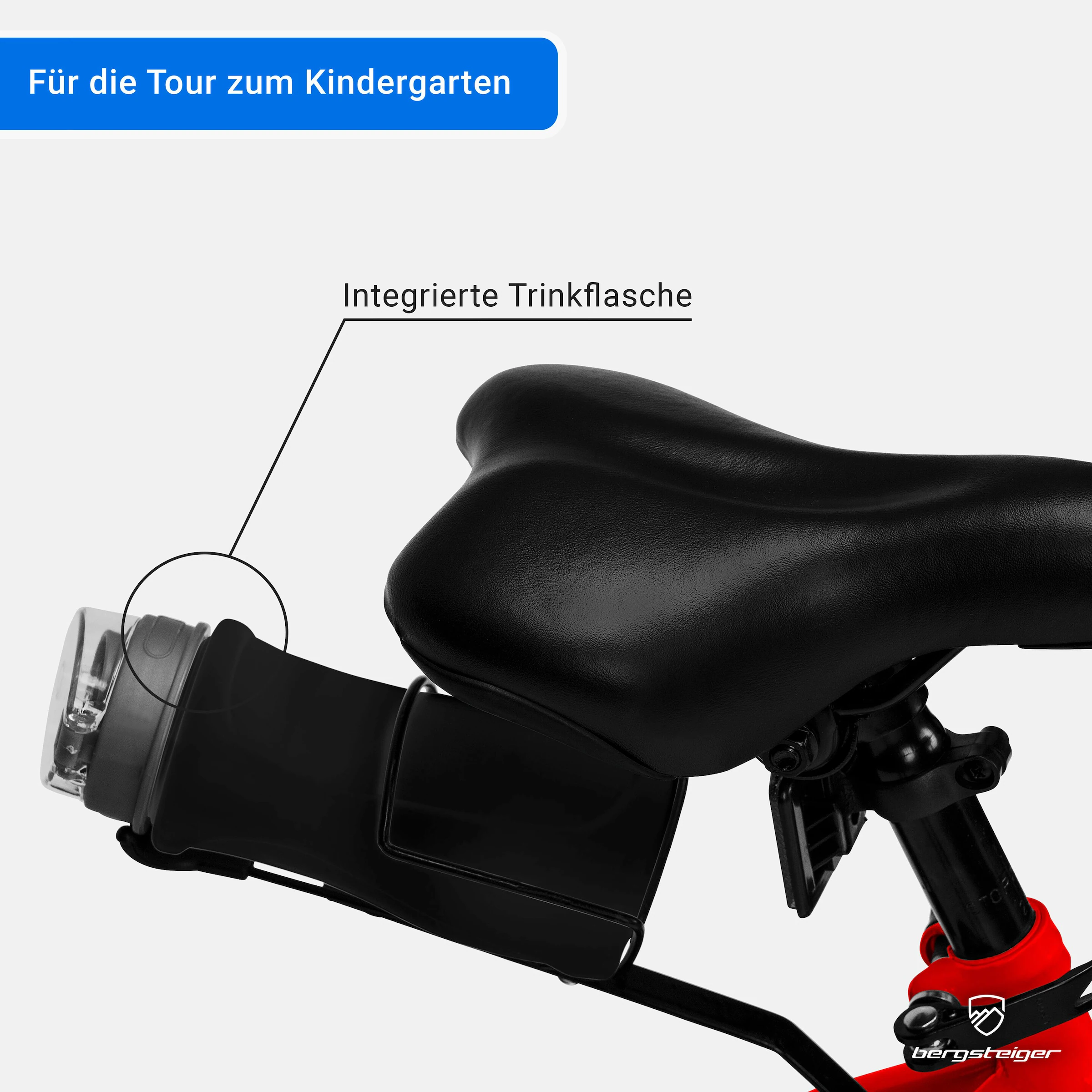 Bergsteiger Kinderfahrrad Monaco 20 Zoll | racing red