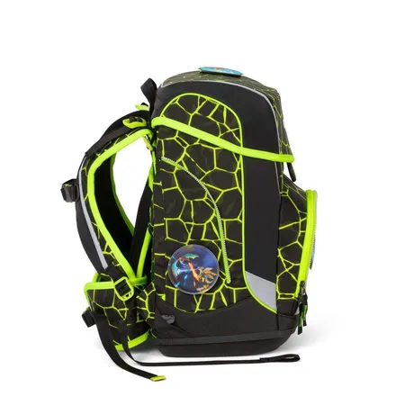 ergobag CUBO Schulrucksack-Set LUMI Edition DrachenfliegBär, 5-teilig