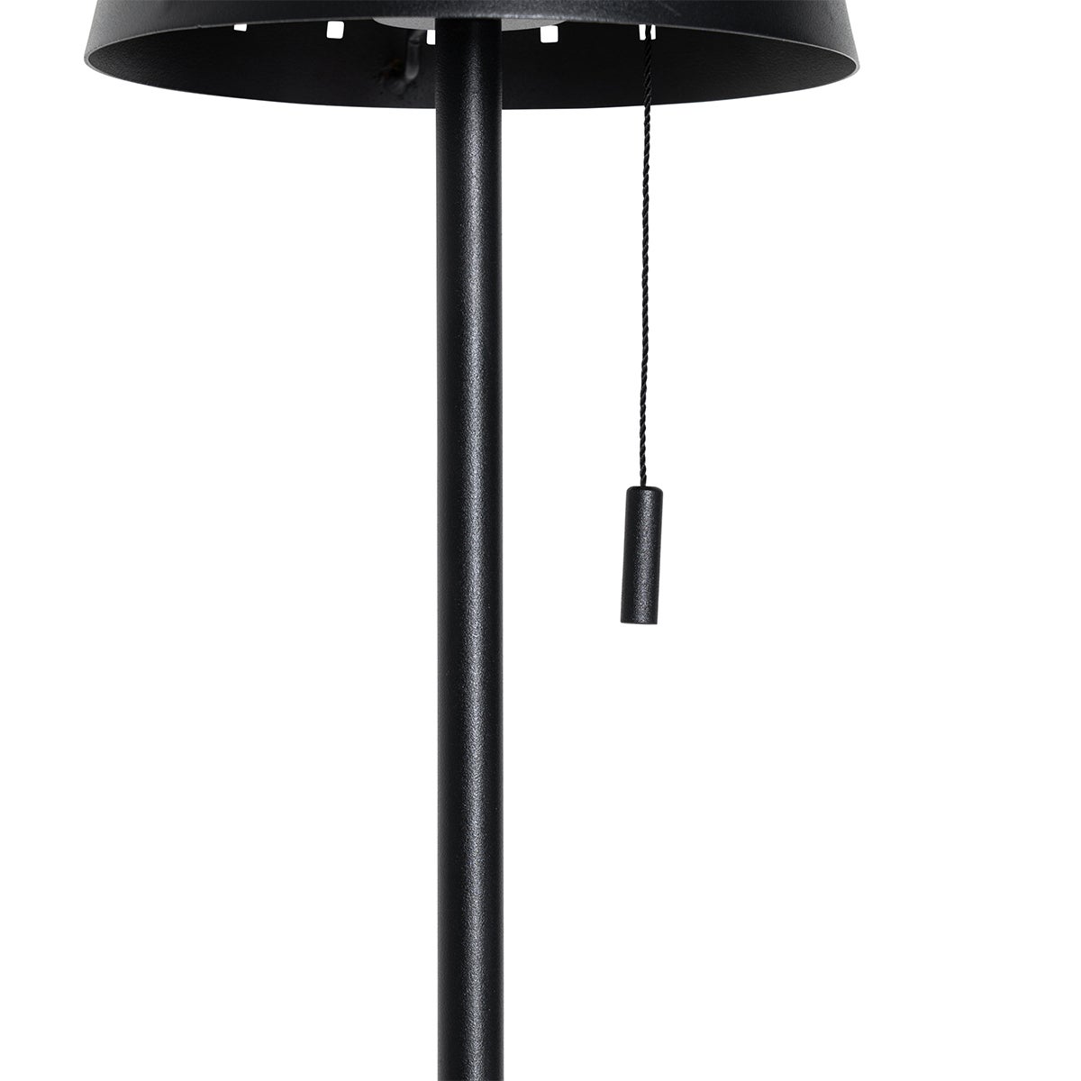 Buiten staande lamp, zwart, inclusief 3-traps dimbare LED, op zonne-energie - Ferre