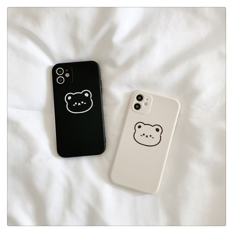 Muniepolis - Bear telefoonhoesje - iPhone 12 Pro Max / 12 Pro / 12 / 12 mini / 11 Pro Max / 11 Pro / 11 / SE / XS Max / XS / XR / X / SE 2 / 8 / 8 Plus / 7 / 7 Plus