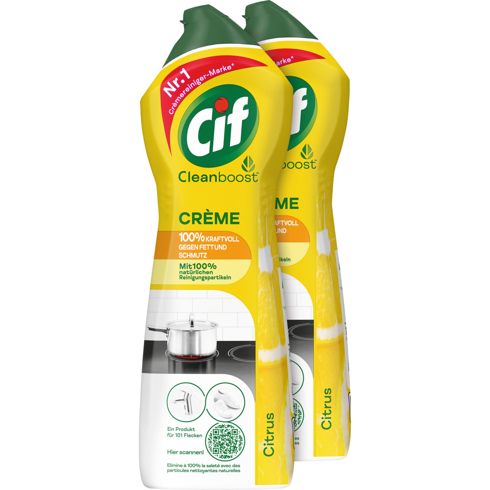 Cif Creme Citrus 2 x 750 ml