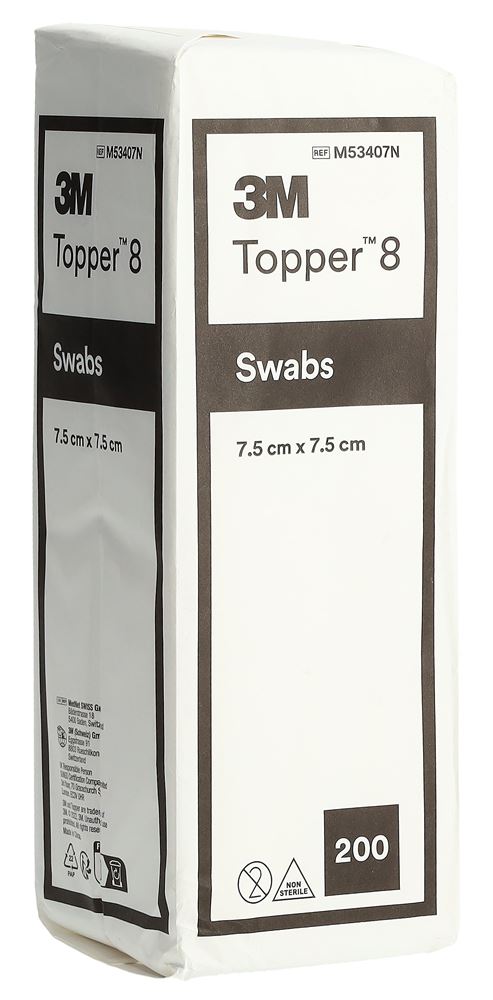 TOPPER NW Kompressen 7.5x7.5cm unsteril 200 Stk