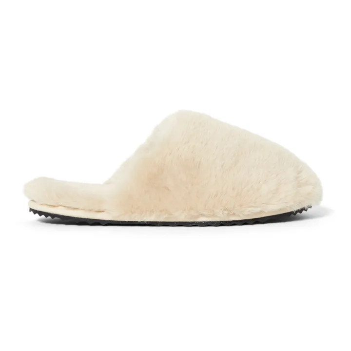 Apparis Chaussons Façon Fourrure Melody | Latte