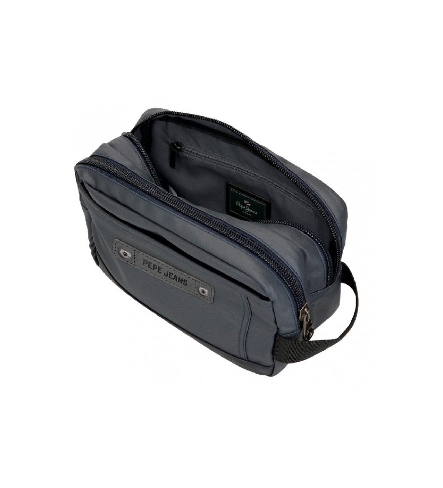 Nécessaire adaptável Pepe Jeans Hatfield com dois compartimentos, azul-marinho