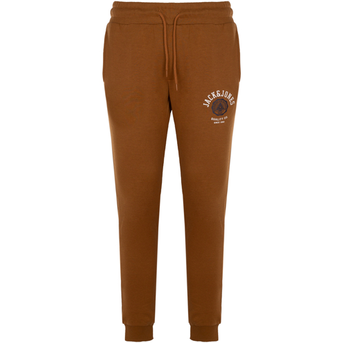 Jack & Jones - 12220503 JPSTWILL JJLOGO SWEAT PANT NAFA RUBBER Marrón