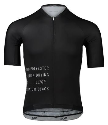 Maillot Manches Courtes Poc Pristine Print Noir