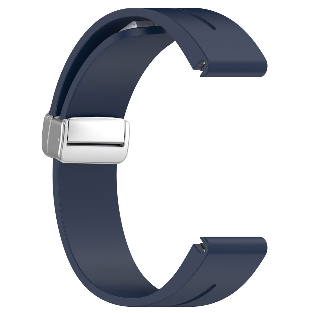 Samsung Galaxy Watch (46mm) Silikon Armband mit Magnet-Verschluss (Gelenkumfang: 170-230mm) - Blau