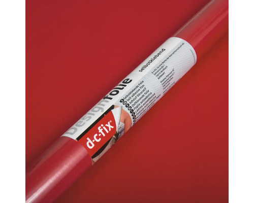 dc-fix® kleeffolie, effen mat, signaalrood, 45x200 cm