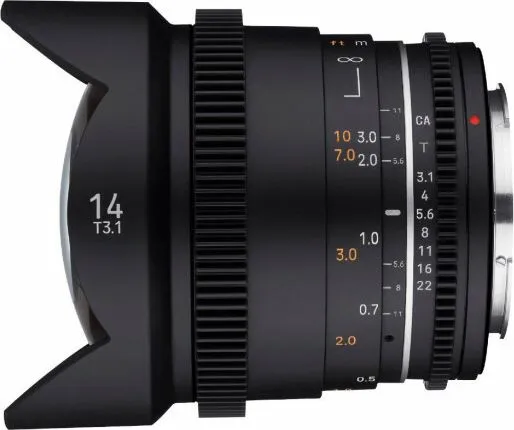 Samyang MF 14mm T3,1 VDSLR MK2 Canon RF