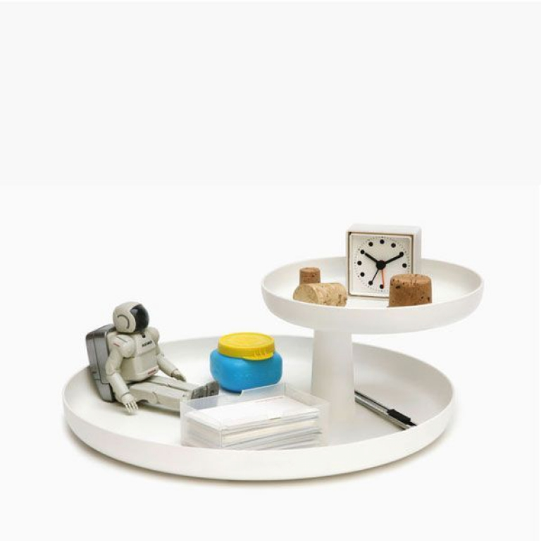 Vitra Rotary Tray dienblad etagere white