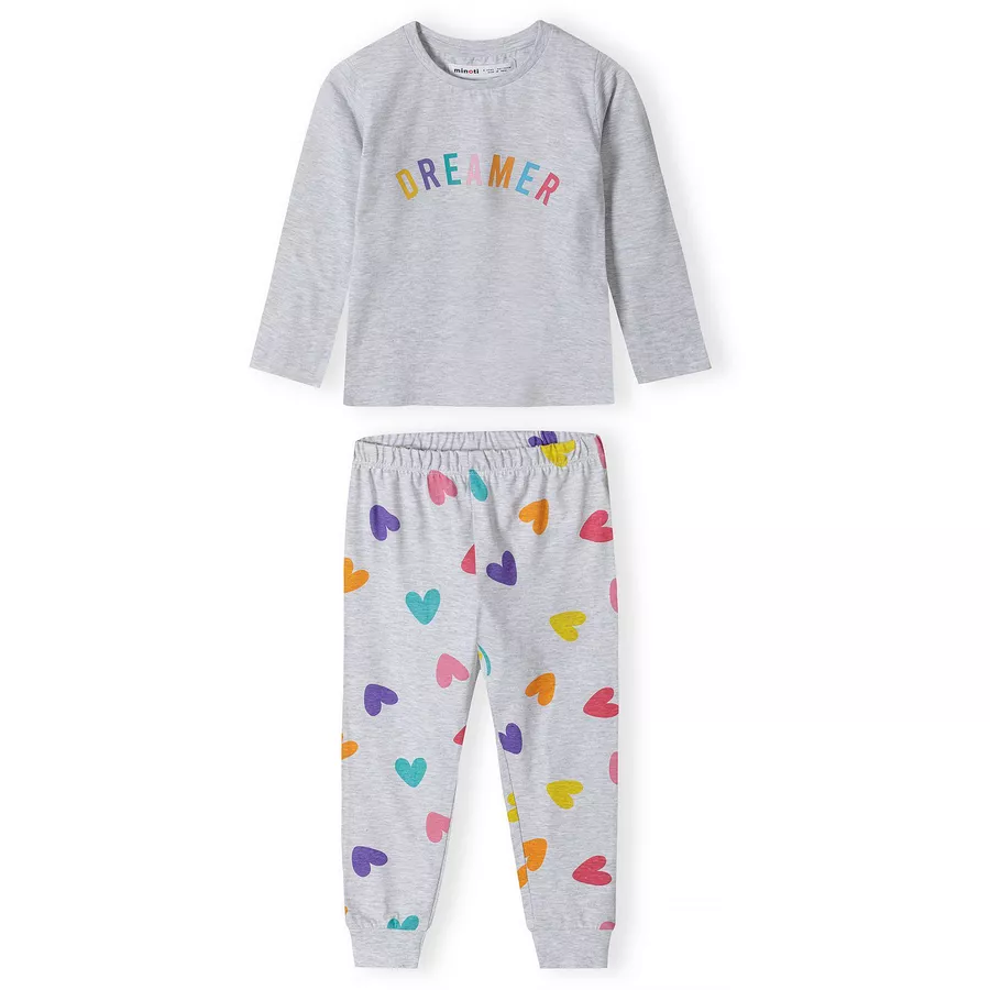 MINOTI Pyjama Hellgrau