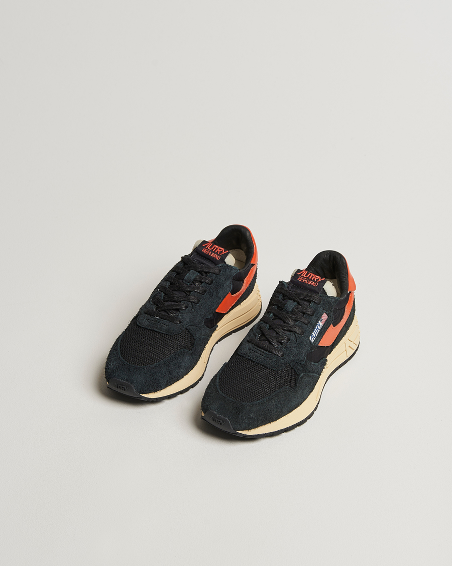 Autry Reelwind Running Sneaker Black/Orange