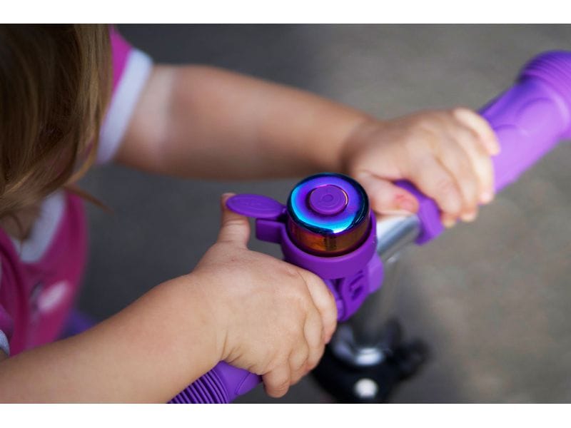 Micro Mobility Fahrradklingel Bell Neochrome Lila Klingel für Kinderfahrrad