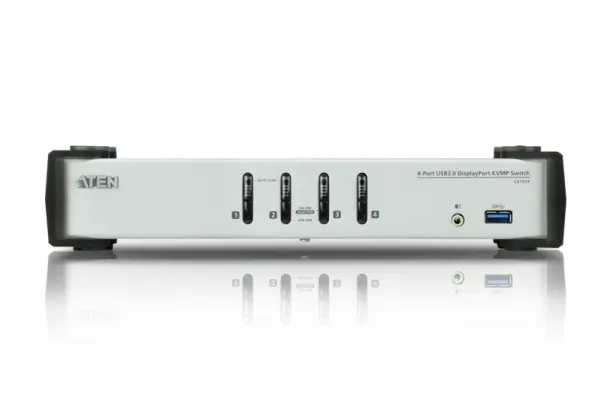 ATEN CS1914 KVMP Switch - KVM / audio / USB switch - 4 x KVM / audio / USB - 1 lokalbruger - desktop