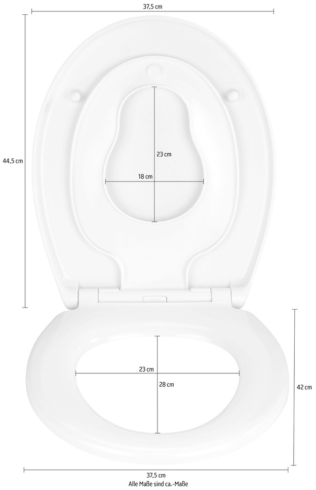 WENKO WC-Sitz »Delos Family« Softclose / Kindersitz / Kinderbrille