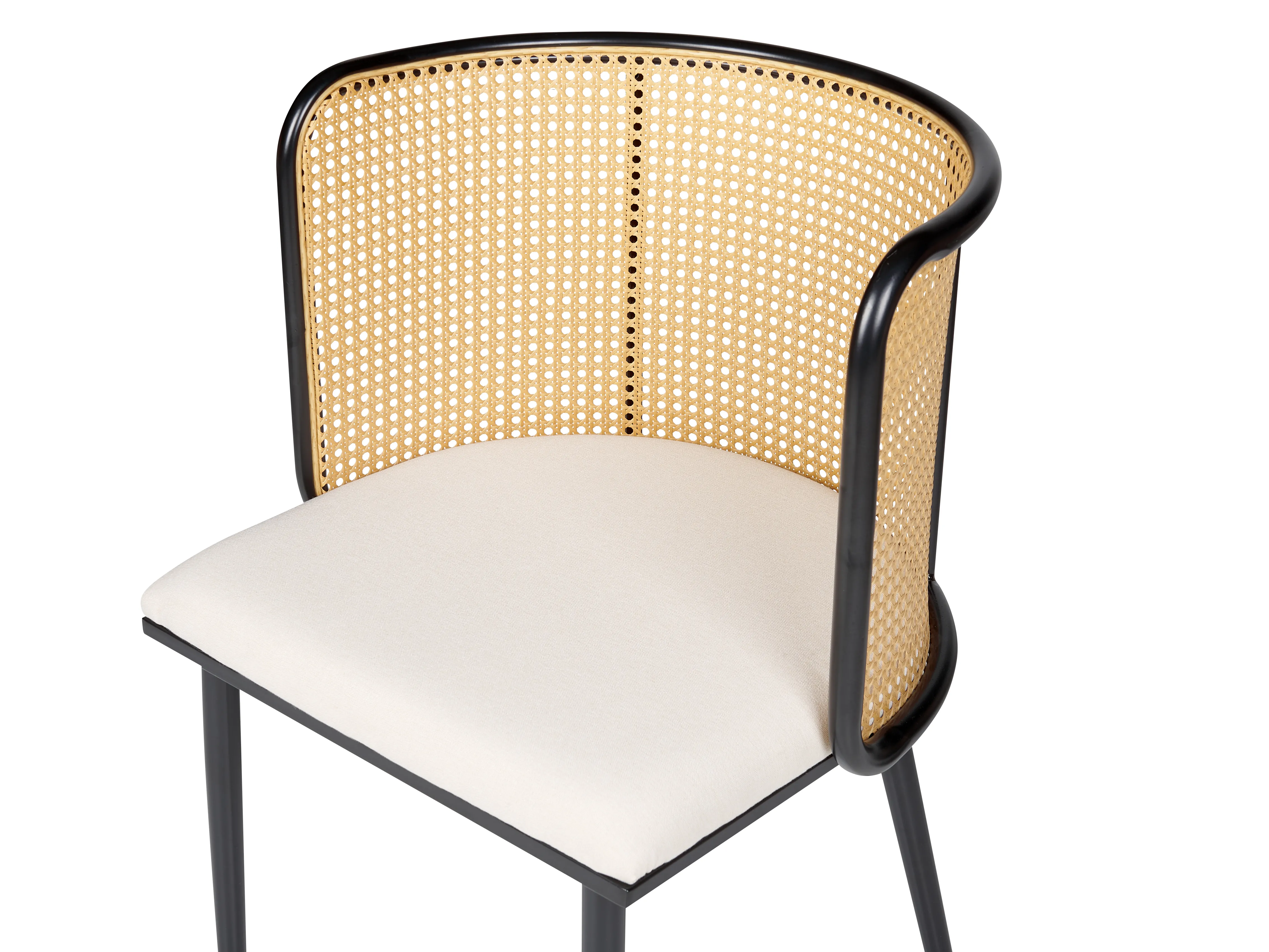 Set van 2 eetkamerstoelen KOBUK Metaal Zwart
